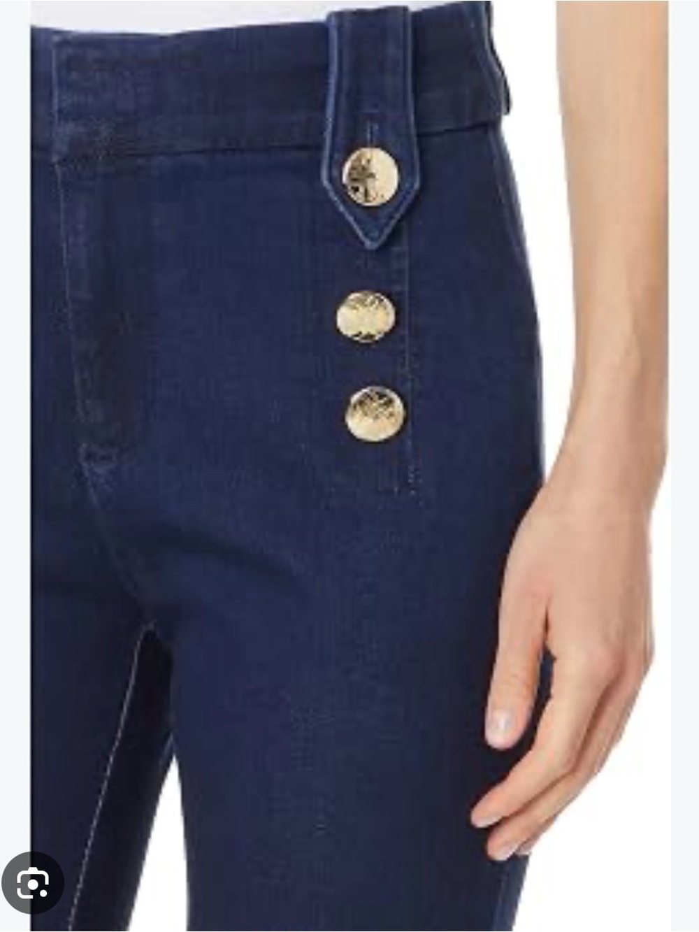 Lilly Pulitzer Parrish cropped flair high rise jean - Picture 2 of 7